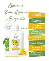 ESPUMA DE BAÑO CON HIPERICO Y BERGAMOTA JUST