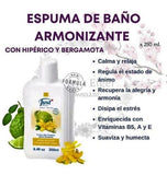 ESPUMA DE BAÑO CON HIPERICO Y BERGAMOTA JUST