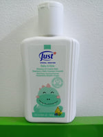 SHAMPOO Y BAÑO CREMOSO PARA BEBES Y NIÑOS JUST