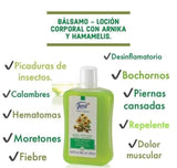 Bálsamo - Loción Corporal con Árnica y Hamamelis + ACEITE TEA TREE Just
