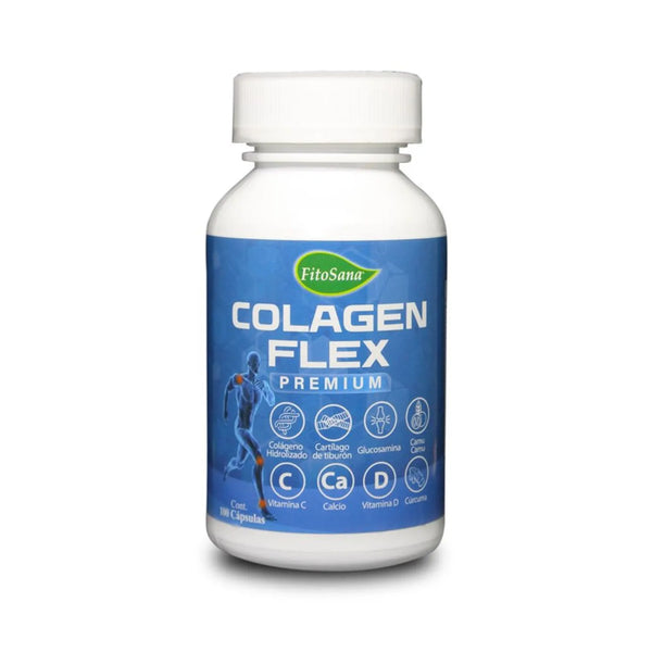 Colágeno Flex Premium con Glucosamina y Cartílago de tiburón (Cápsulas)
