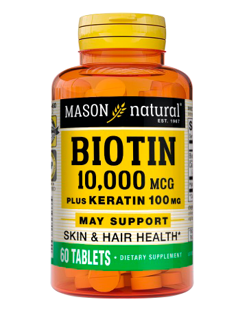 BIOTINA 10,000 PLUS KERATINA 100 MG