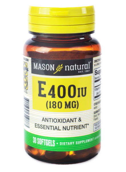 Vitamina E-400 UI (30 cápsulas blandas)